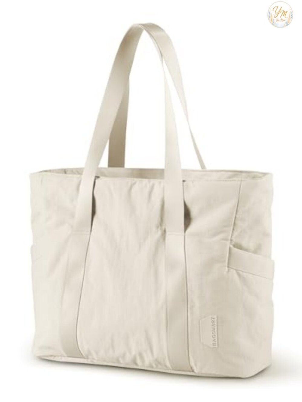 BAGSMART Nylon Gym Tote Bag with Yoga Mat Strap 24L/28L